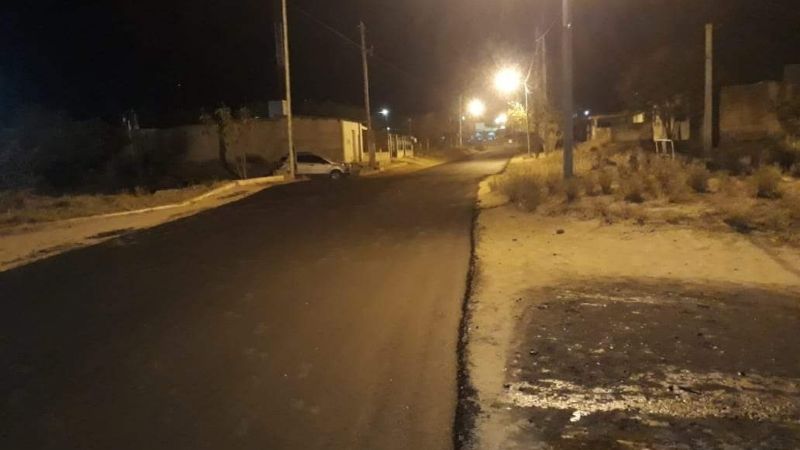 Finalizó la pavimentación de calle Alberdi en Recreo