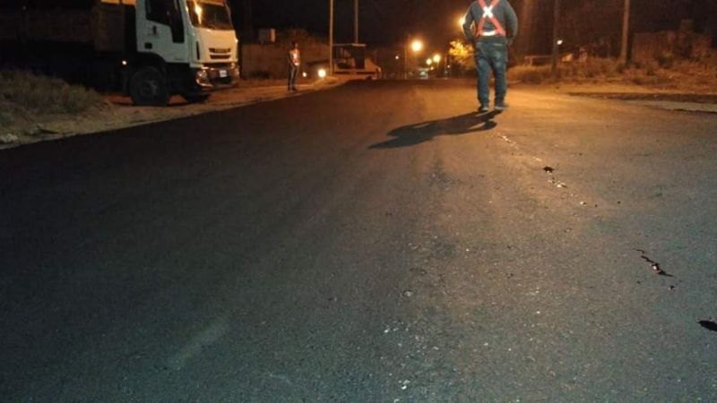 Finalizó la pavimentación de calle Alberdi en Recreo
