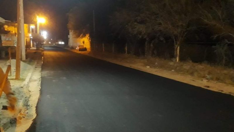 Finalizó la pavimentación de calle Alberdi en Recreo