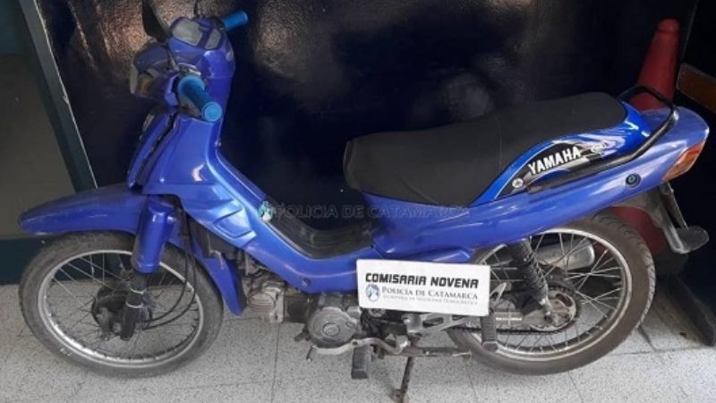 Recuperan una motocicleta requerida por la Justicia