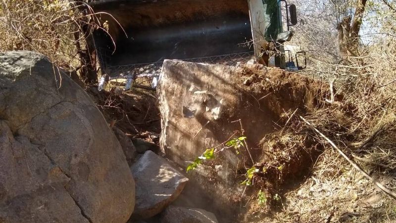 Candidato abrió un camino para una población que vivía aislada