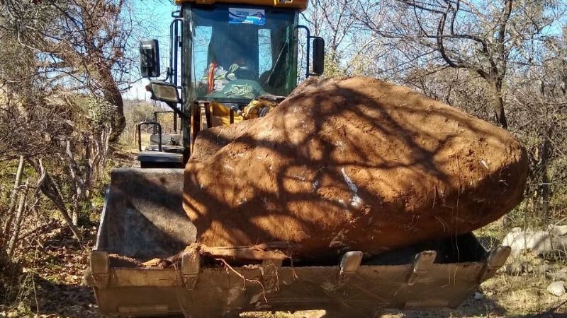 Candidato abrió un camino para una población que vivía aislada