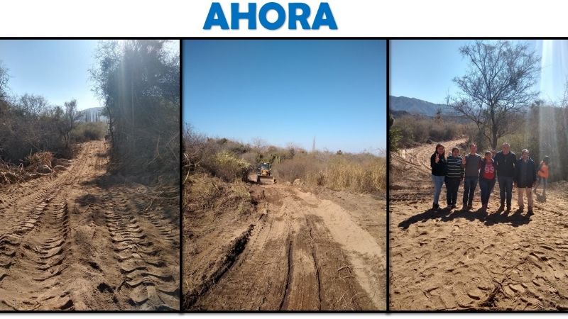 Candidato abrió un camino para una población que vivía aislada