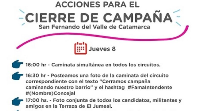 Cierres de campaña