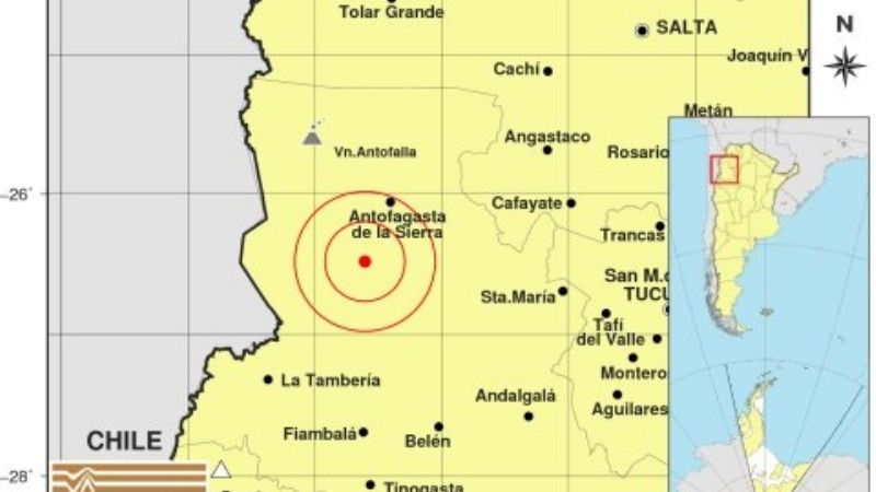 Dos temblores en las últimas horas