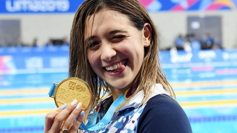 Nuevo baño “dorado” para Delfina; hoy se esperan más medallas