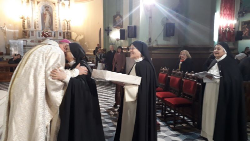 Emotiva acción de gracias por los 40 años del Monasterio de las Dominicas