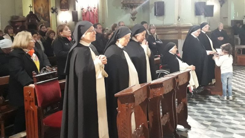 Emotiva acción de gracias por los 40 años del Monasterio de las Dominicas