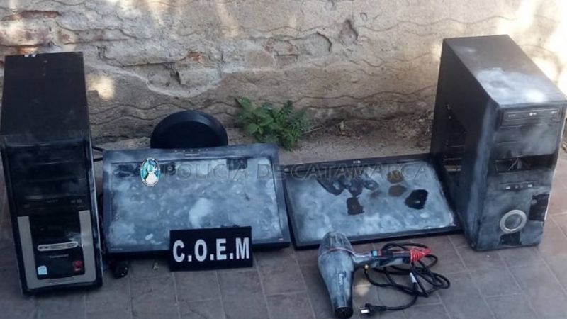 Recuperan elementos sustraídos