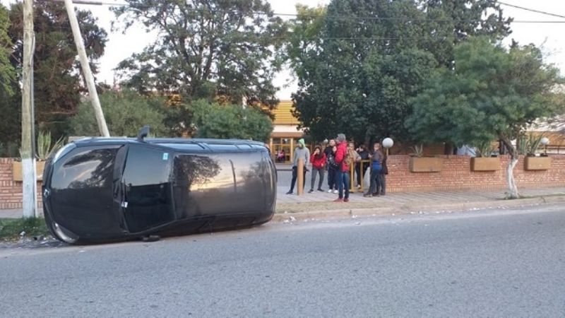 Vuelco en Valle Viejo