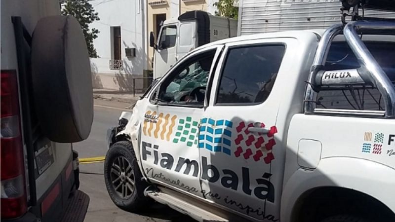 Funcionario de Fiambalá sufrió un accidente en la ruta 60