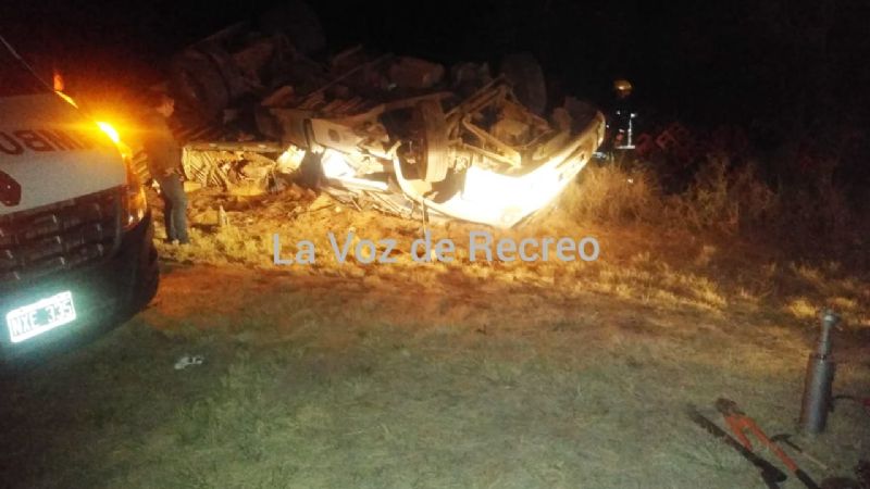 Vuelco fatal en ruta 60