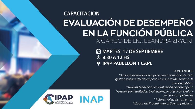 Capacitación en “Evaluación de Desempeño en la Función Pública”