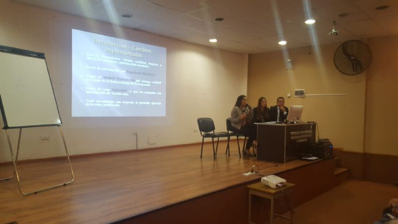 Hacienda capacitó en el manejo de los nuevos sistemas financieros