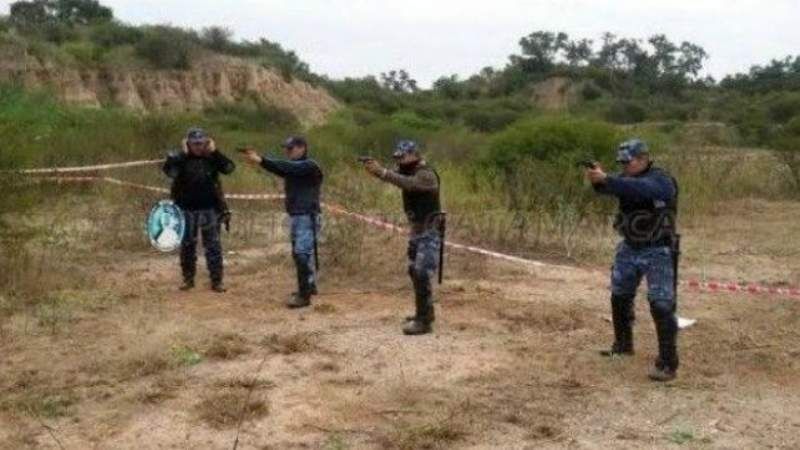 Práctica de tiro en “El Corral”