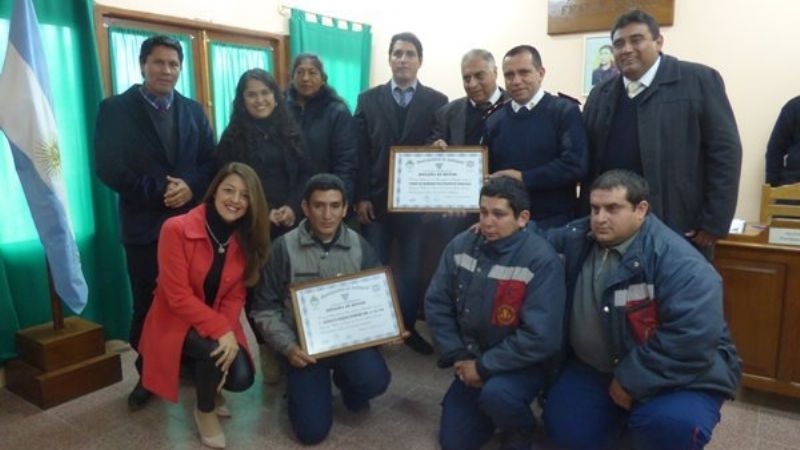 Concejales reconocieron el trabajo de los Bomberos Voluntarios