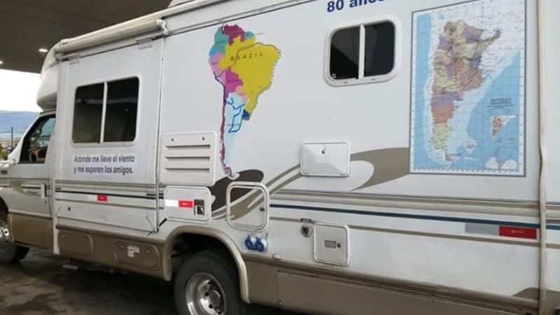 Jubilada vendió todo y recorre Sudamérica en un motorhome