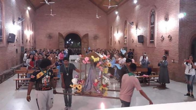 La Virgen del Valle, en pleno monte santiagueño