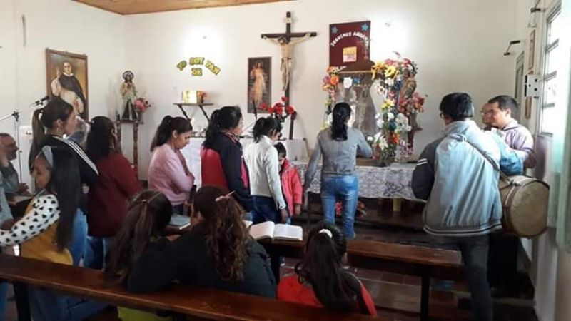 La Virgen del Valle, en pleno monte santiagueño