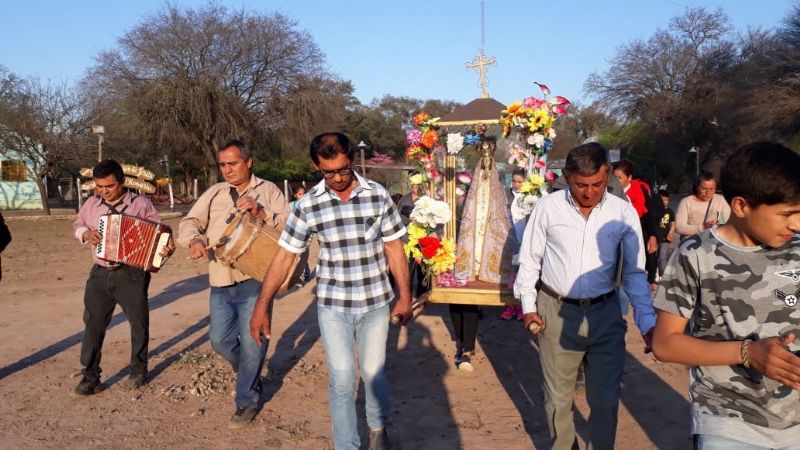 La Virgen del Valle, en pleno monte santiagueño