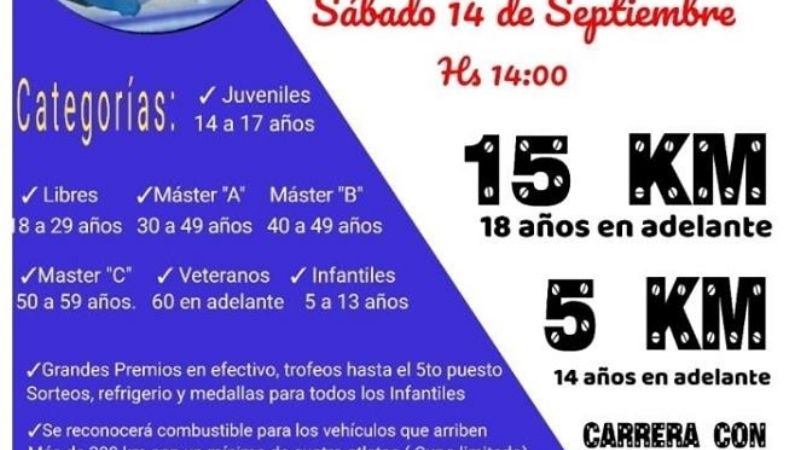 “1ra. Vuelta Atlética de los 15k a San Fernando, Belén”