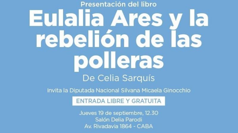 Presentación del libro “Eulalia Ares y la rebelión de las polleras”