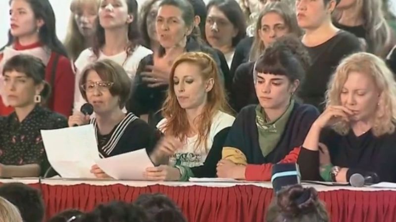 Actrices Argentinas acompañó denuncia por acoso sexual