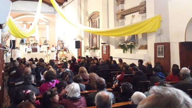 Una intensa lluvia acompañó el cierre de las fiestas patronales en El Alto