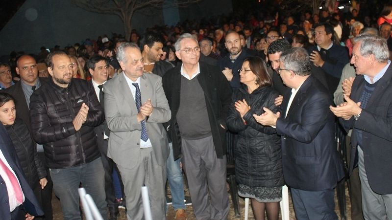 Lucía inauguró la cancha, la iluminación y otras obras en Vélez