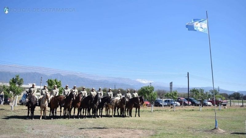 La División Montada de la Policía celebró aniversario