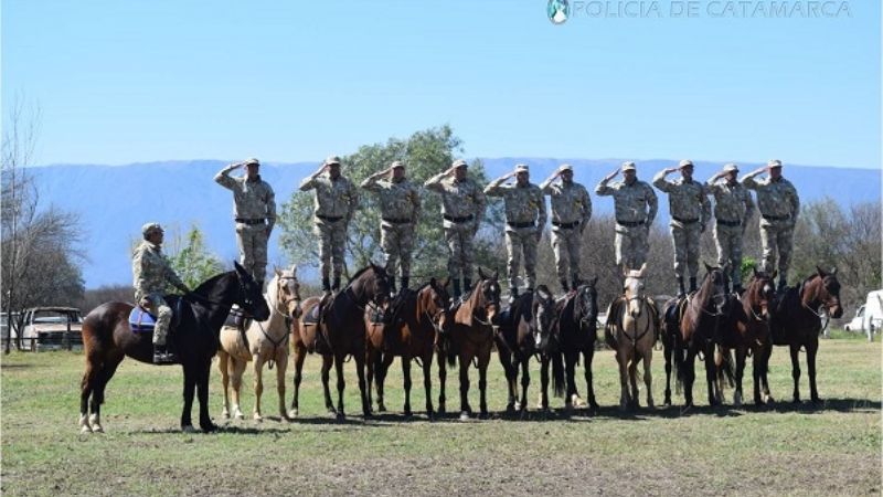 La División Montada de la Policía celebró aniversario