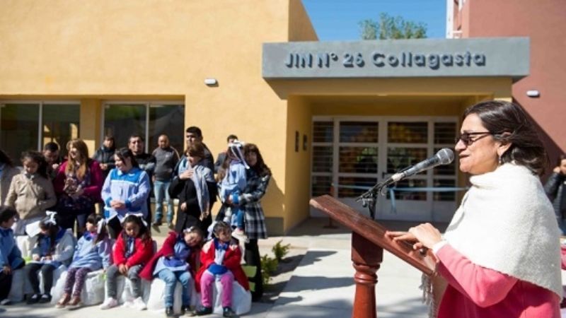 Corpacci inauguró el Jardín de Infantes de Collagasta