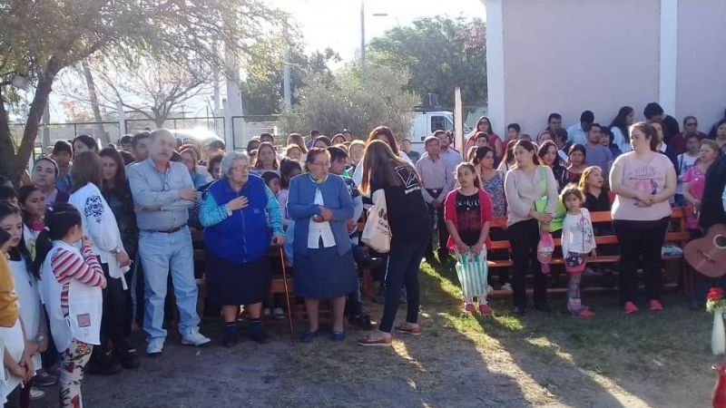 Celebración de la Santa Cruz en el norte capitalino