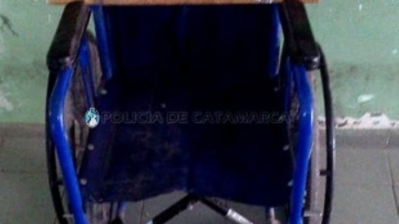 Recuperan silla de ruedas robada en un hospital