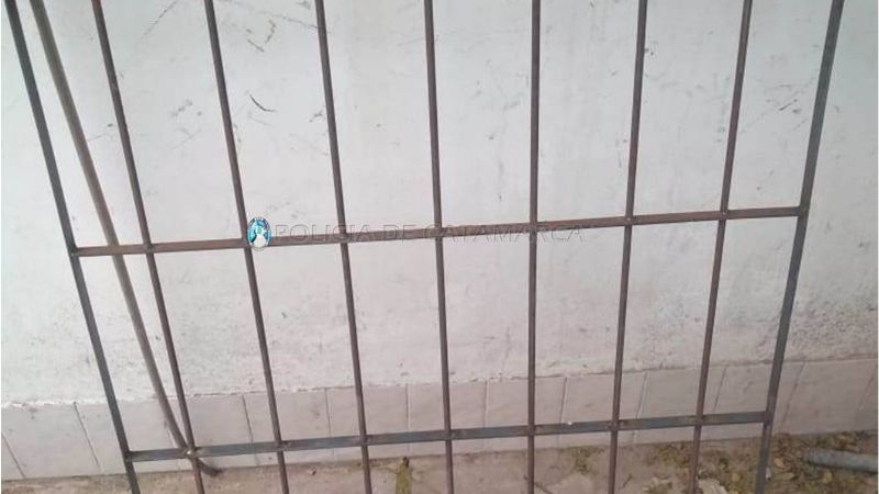 Robó una reja y quedó detenido