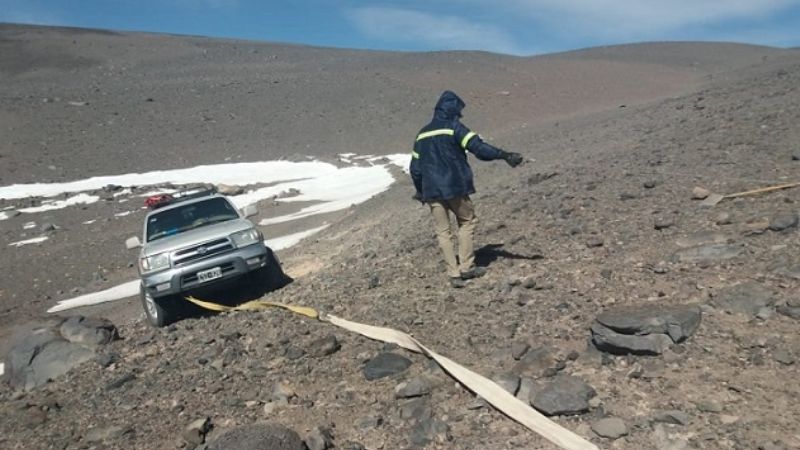 Exitoso rescate de turistas en la cordillera