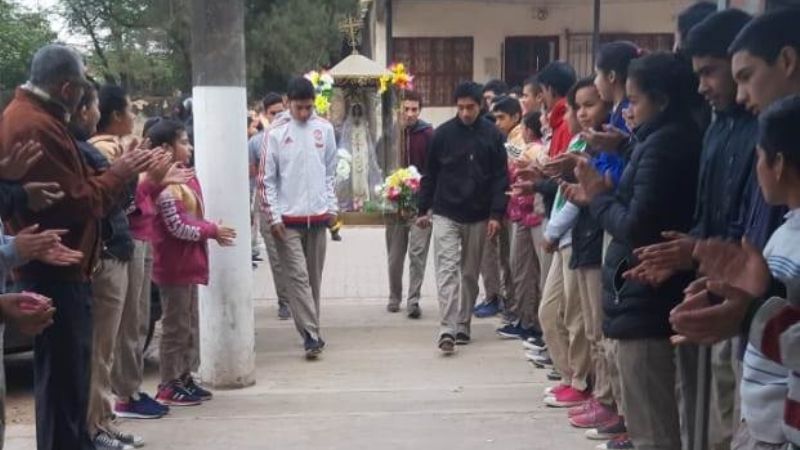 La Virgen del Valle cerró su peregrinaje por la Diócesis de Añatuya