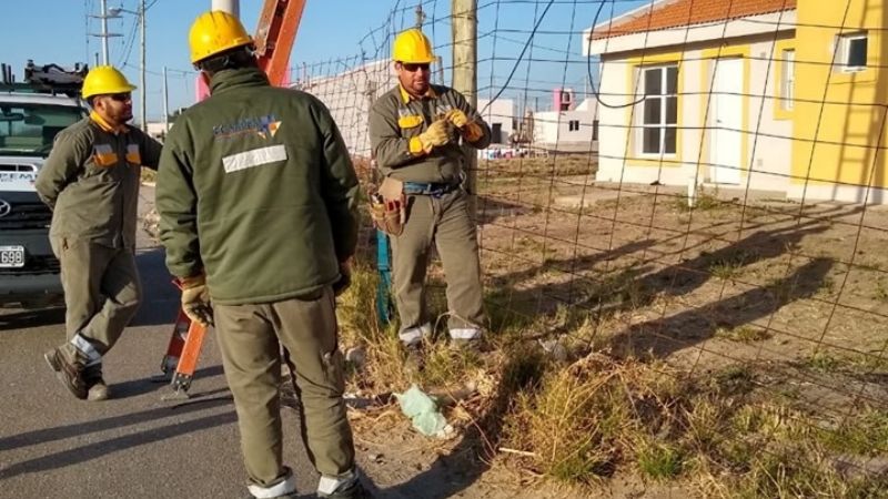 Las nuevas viviendas cuentan con servicio eléctrico