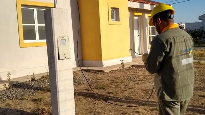 Las nuevas viviendas cuentan con servicio eléctrico