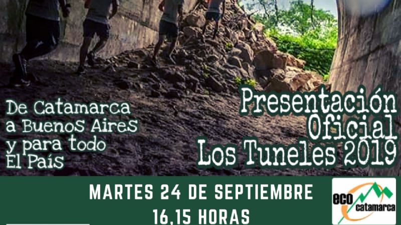Presentan el Desafío a los Túneles del Cañón de Paclín en Buenos Aires