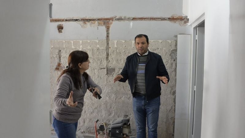 Avanza la obra en la guardia y quirófano del hospital de Santa María