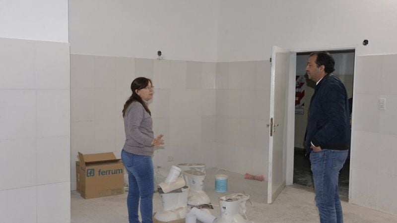 Avanza la obra en la guardia y quirófano del hospital de Santa María