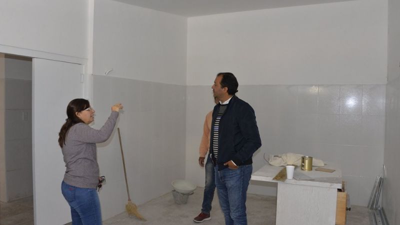 Avanza la obra en la guardia y quirófano del hospital de Santa María