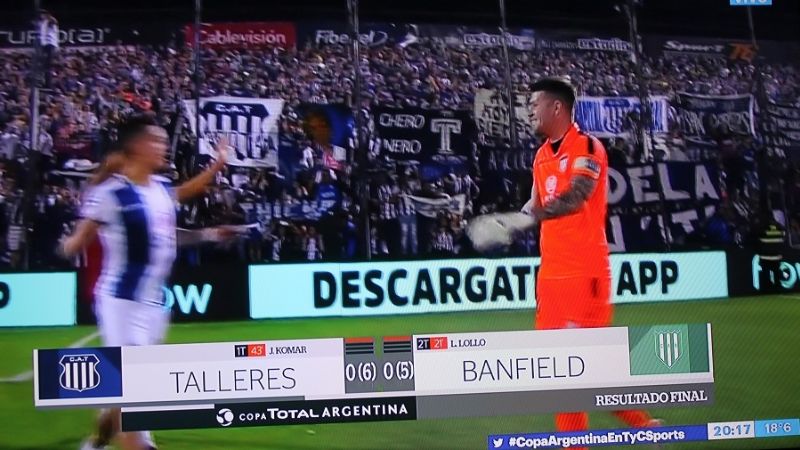 Talleres venció a Banfield y pasó a 8vos. de la Copa Argentina