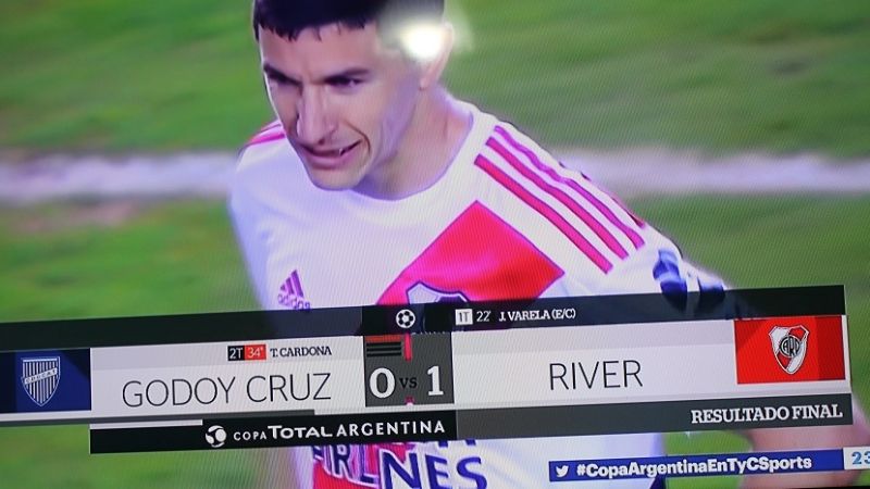 River eliminó a Godoy Cruz y está en los 4tos de final