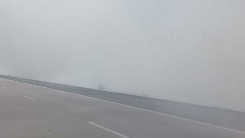 Choque frontal en la ruta 38 por la poca visibilidad