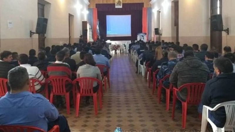 Policías se capacitaron en el sistema "Tribuna segura"