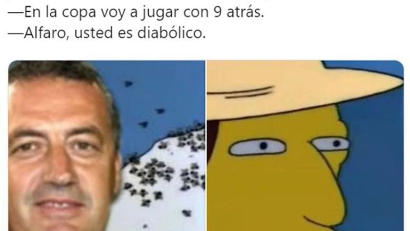 Las cargadas por el amarrete planteo de Alfaro