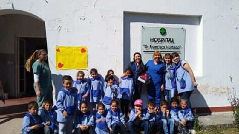 Jardineritos visitaron el minihospital de El Alto