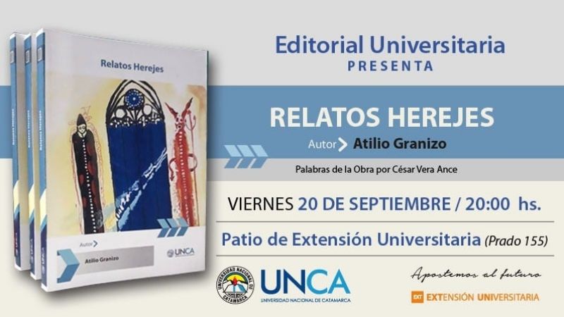 Se presenta el libro “Relatos Herejes”